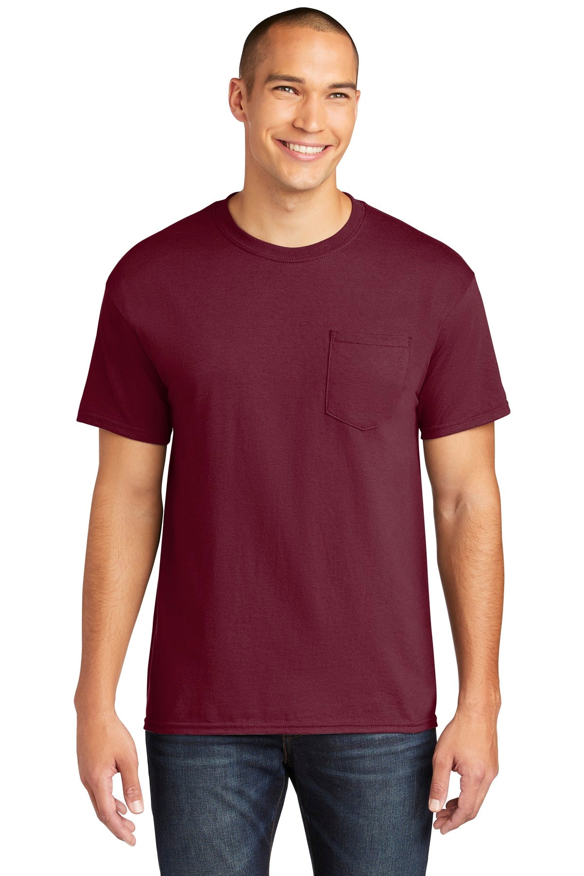 Gildan Heavy Cotton 100% Cotton Pocket T-Shirt. 5300