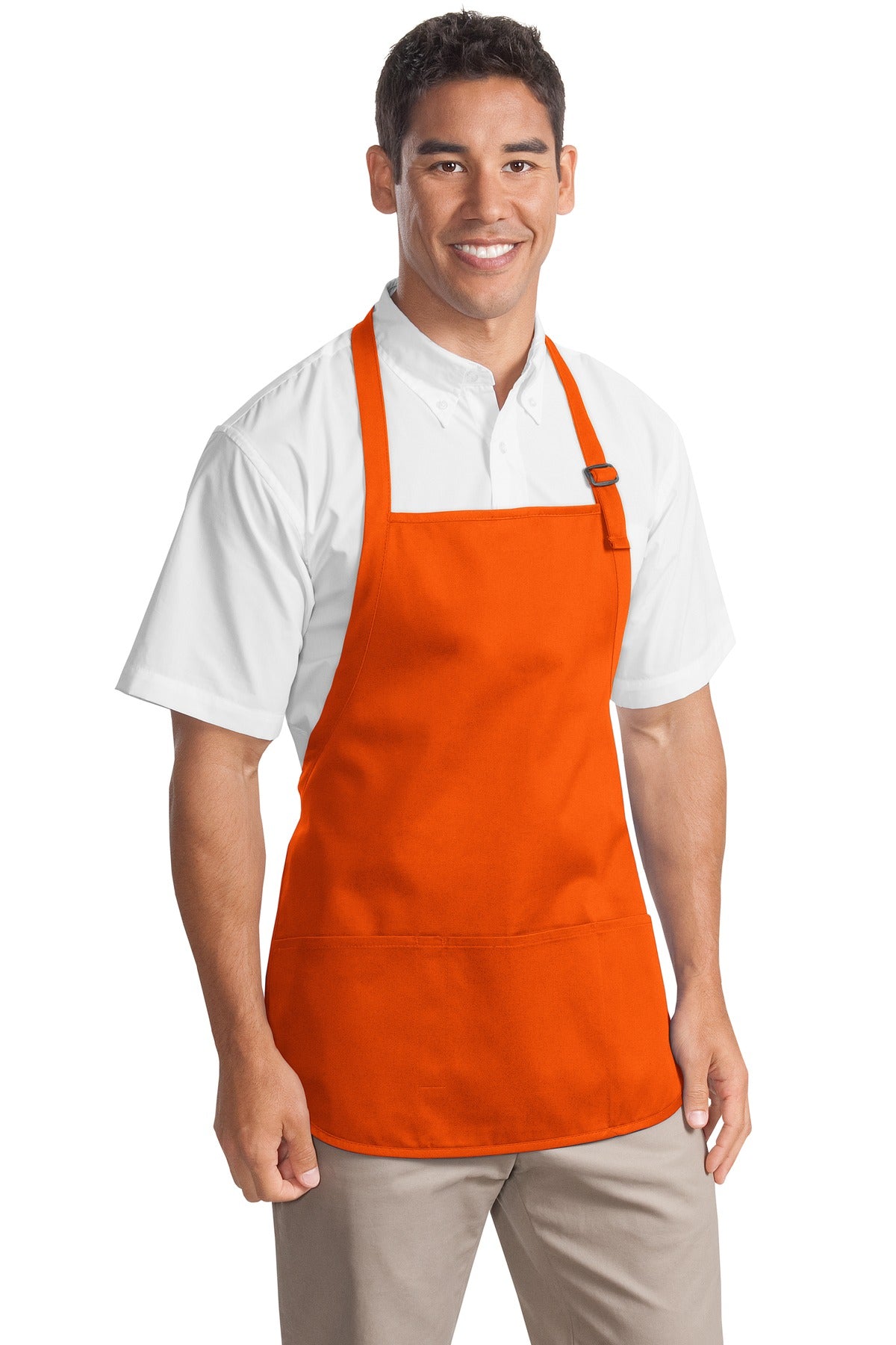Port Authority Medium-Length Apron with Pouch Pockets. A510