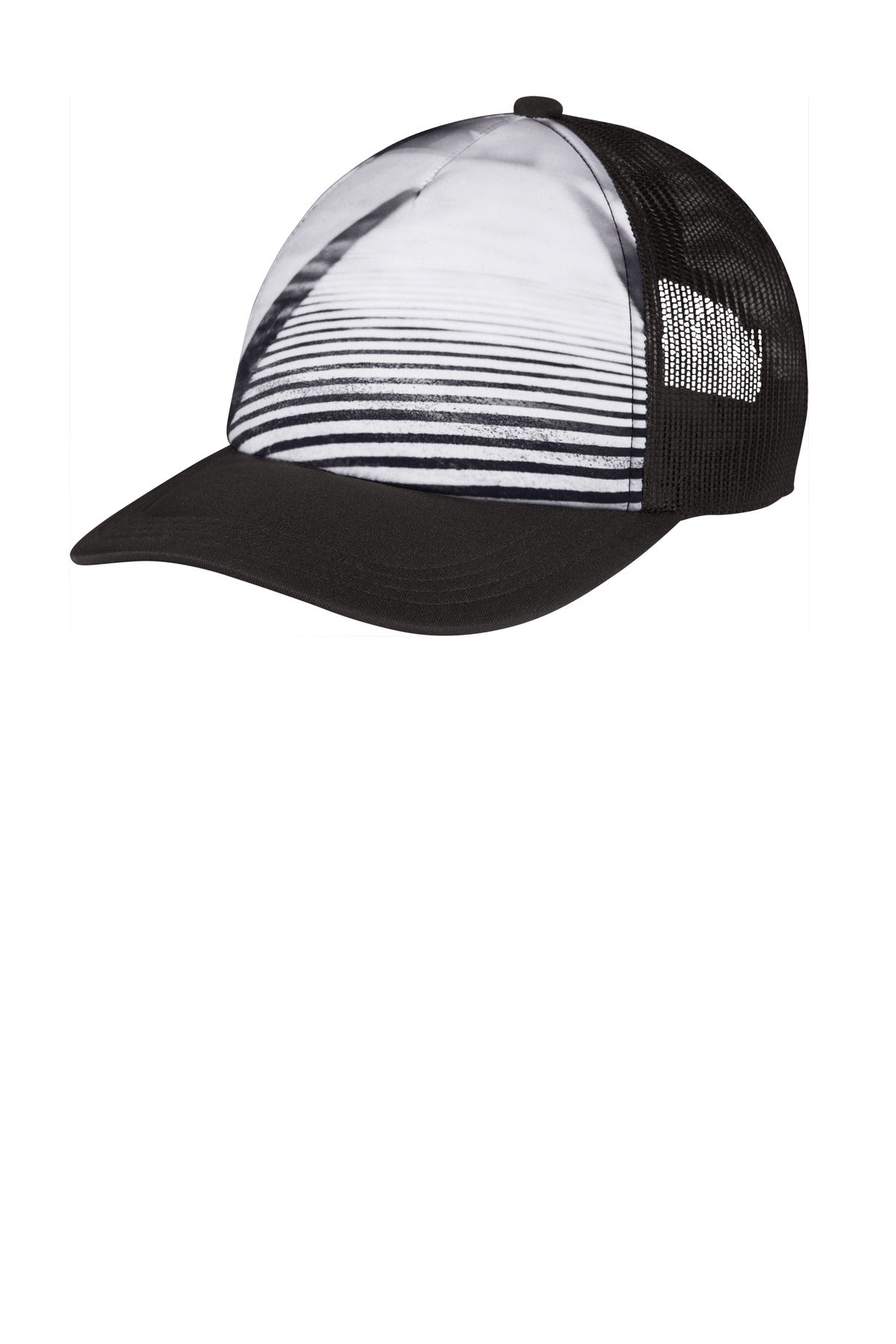 Port Authority Photo Real Snapback Trucker Cap C950