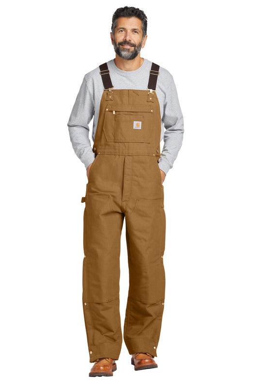 Carhartt Firm Duck Insulated Bib Overalls CT106672
