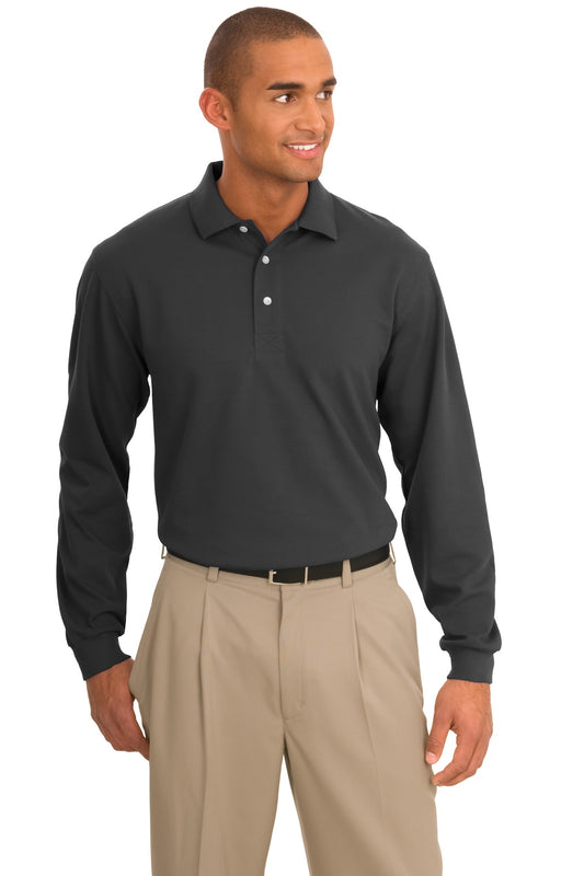 Port Authority Rapid Dry Long Sleeve Polo. K455LS