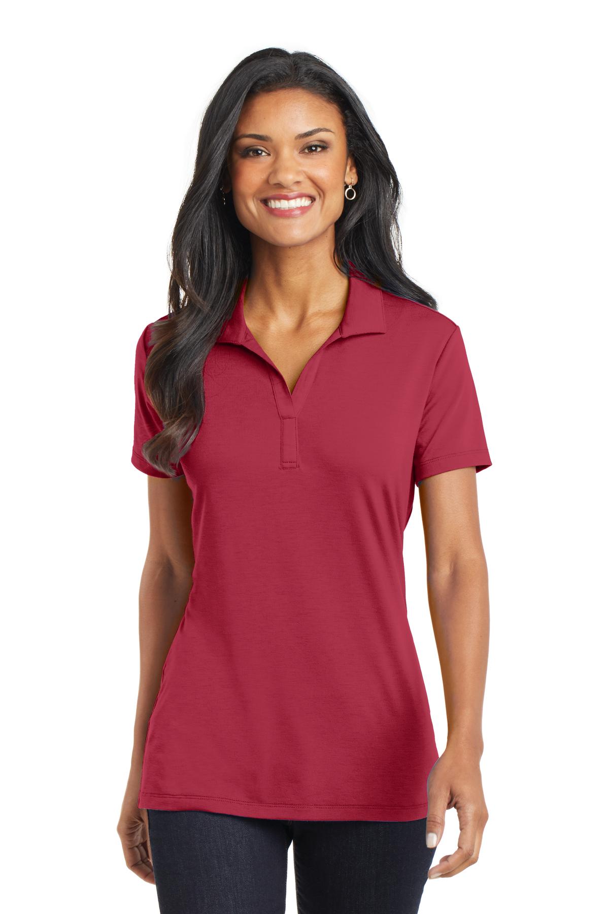 Port Authority Women's Cotton Touch Performance Polo. L568