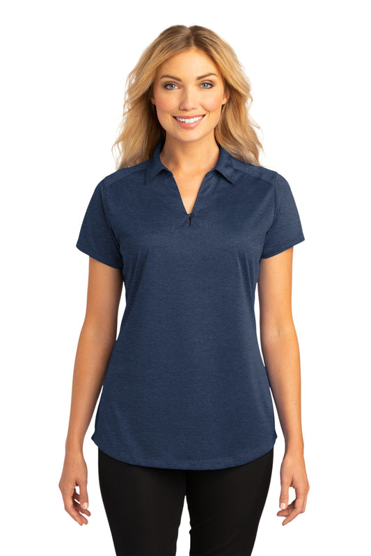 Port Authority Women's Digi Heather Performance Polo. L574