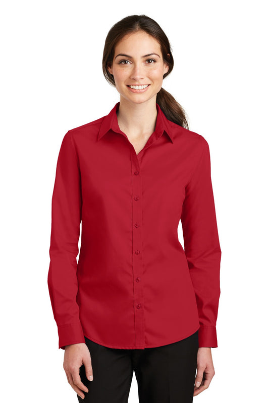 Port Authority Women's SuperPro Twill Shirt. L663