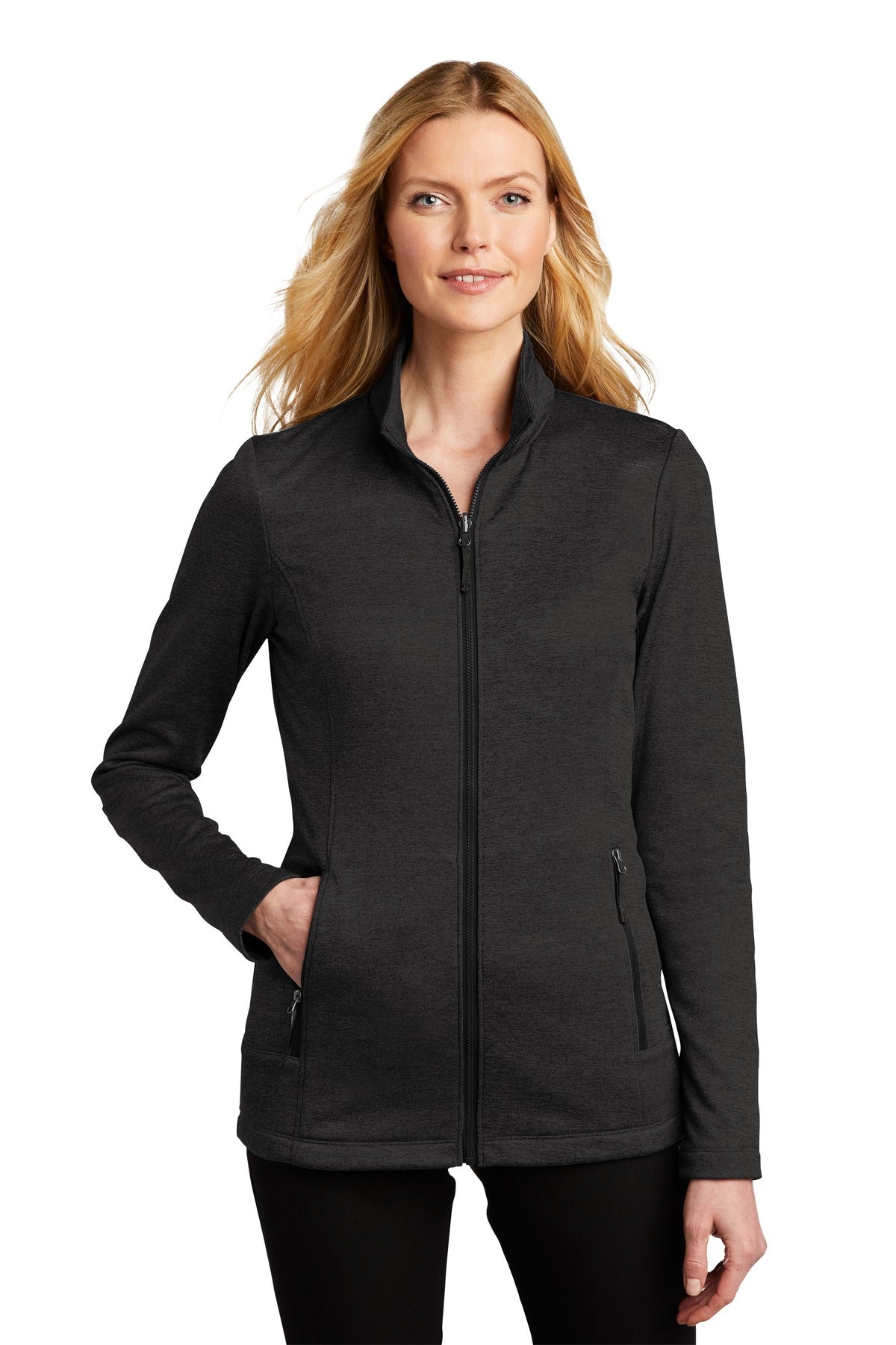 Port Authority Women's Collective Striated Fleece Jacket. L905