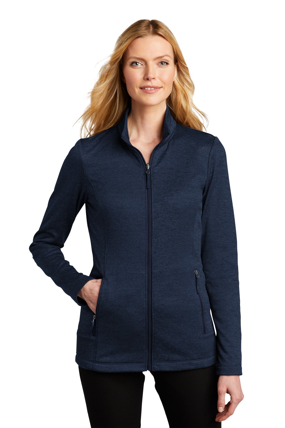 Port Authority Women's Collective Striated Fleece Jacket. L905