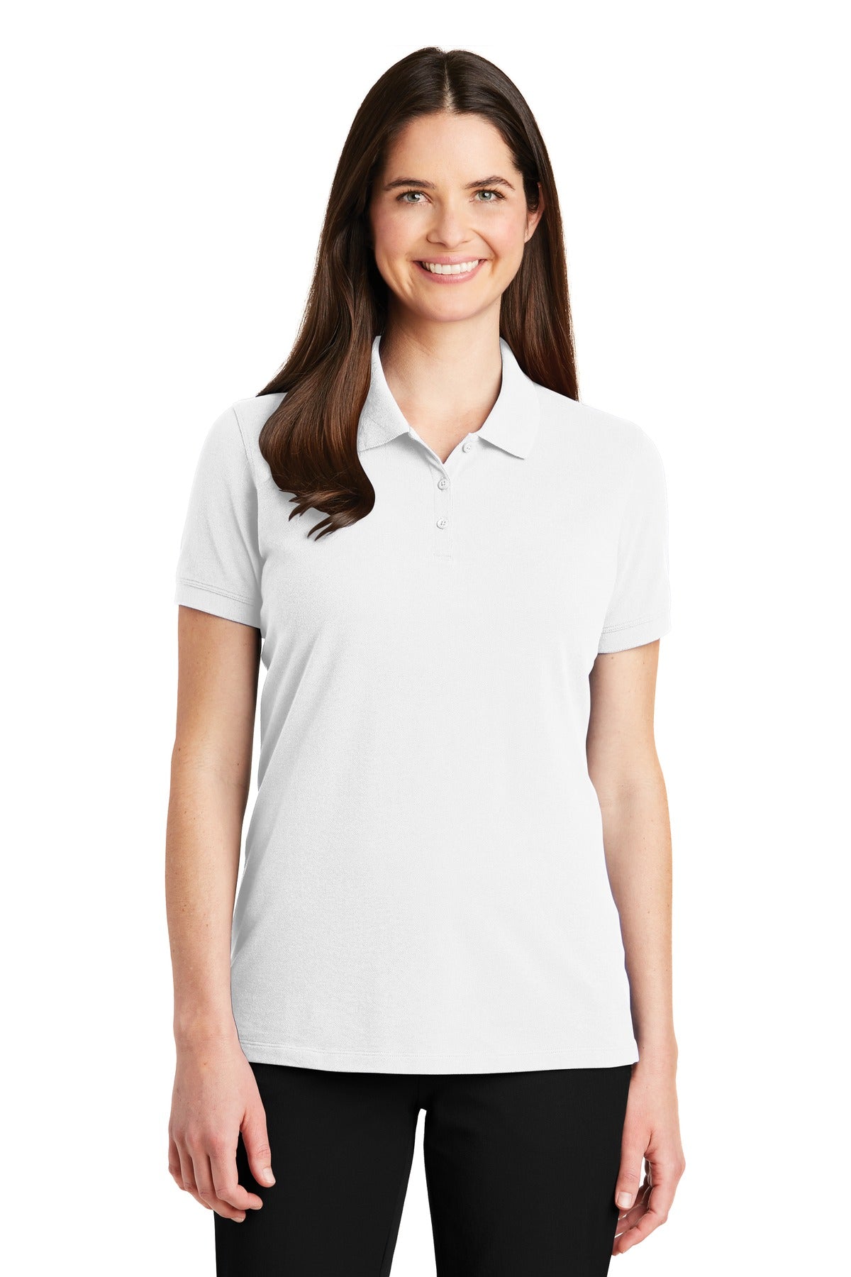 Port Authority Women's EZCotton Polo. LK8000