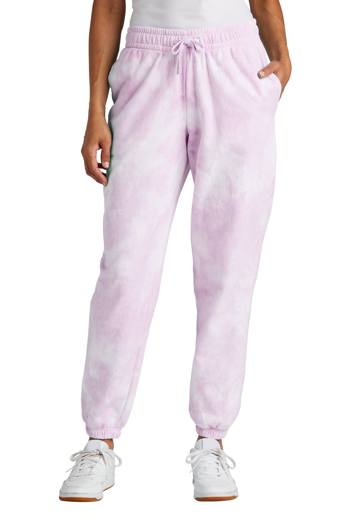 Port & Company Women's Beach Wash Cloud Tie-Dye Sweatpant LPC140P