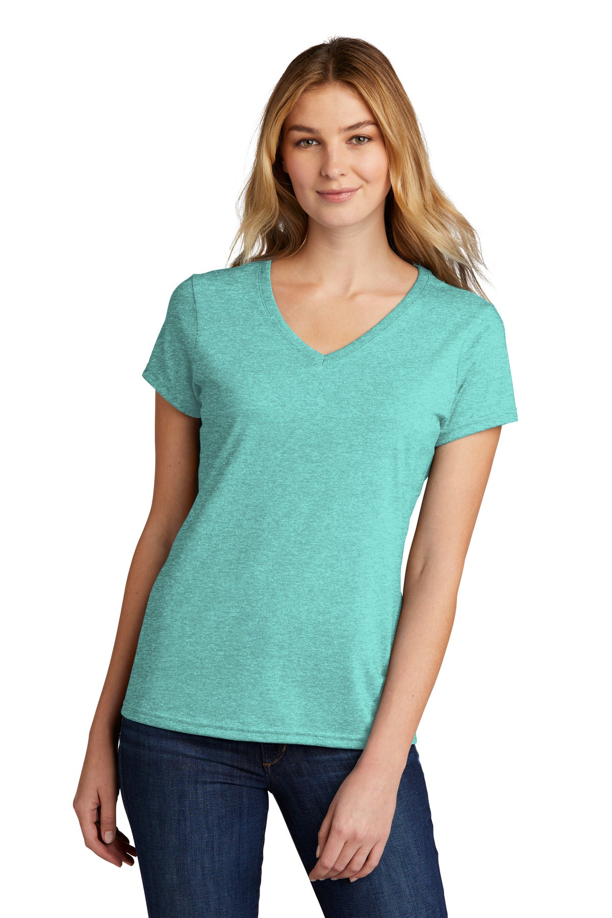 Port & Company Women's Tri-Blend V-Neck Tee. LPC330V