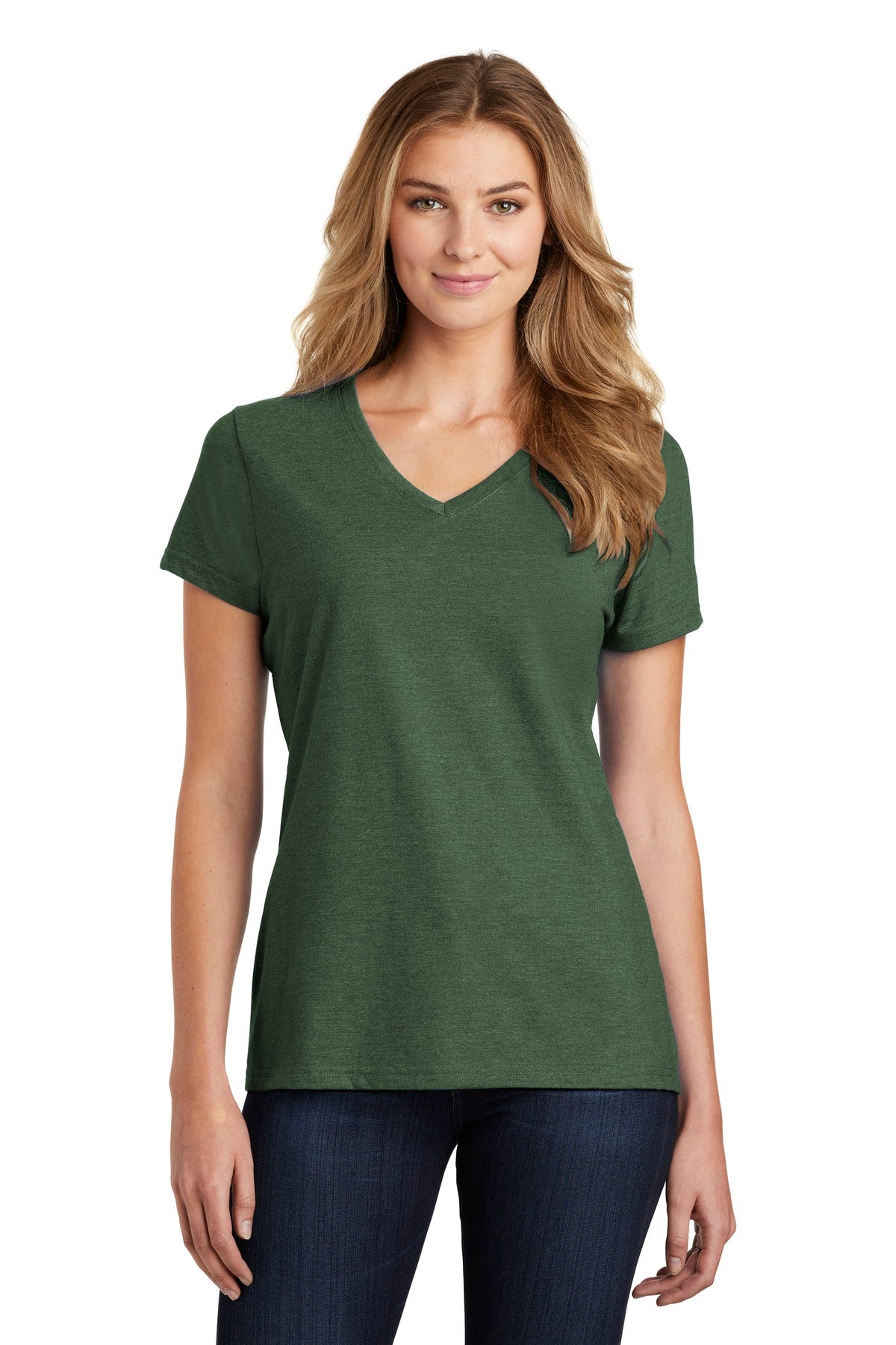 Port & Company Women's Fan Favorite Blend V-Neck Tee. LPC455V