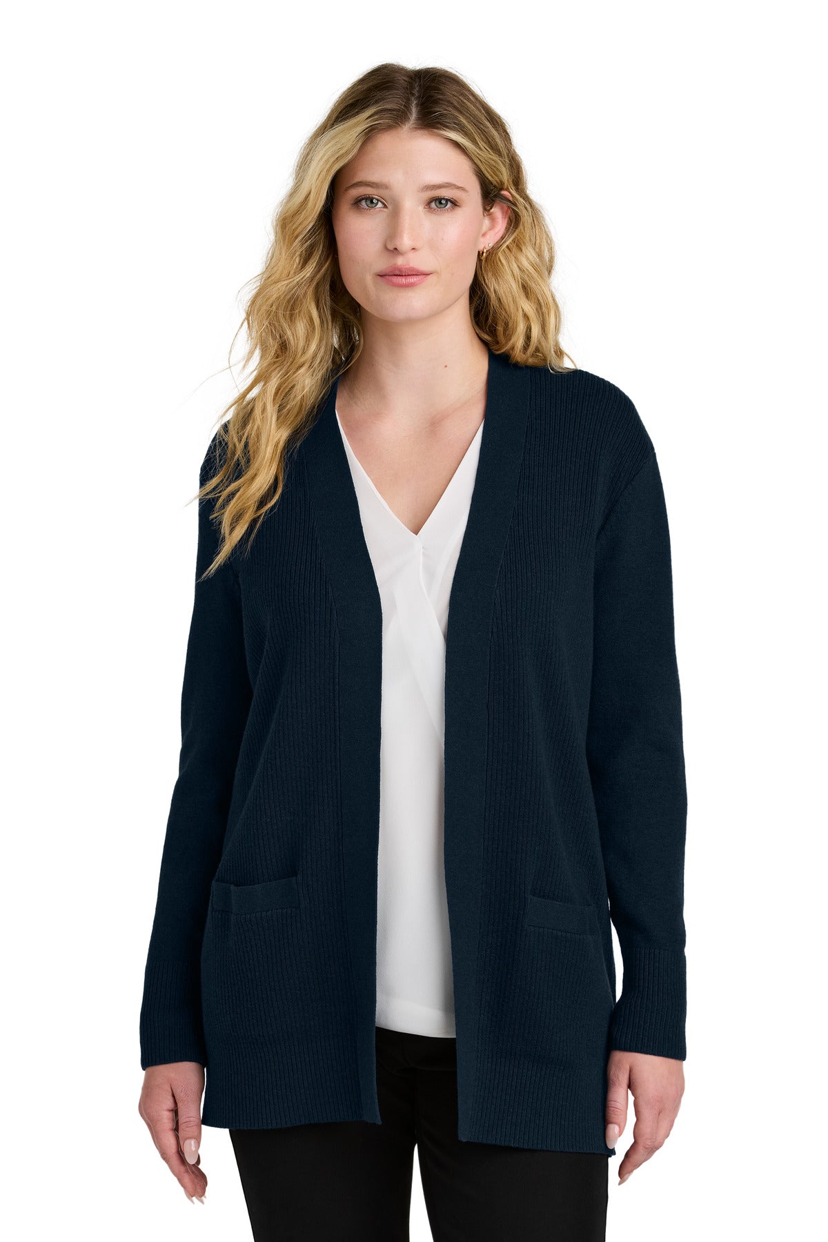 Port Authority Women's Easy Care Open-Front Cardigan Sweater LSW2890