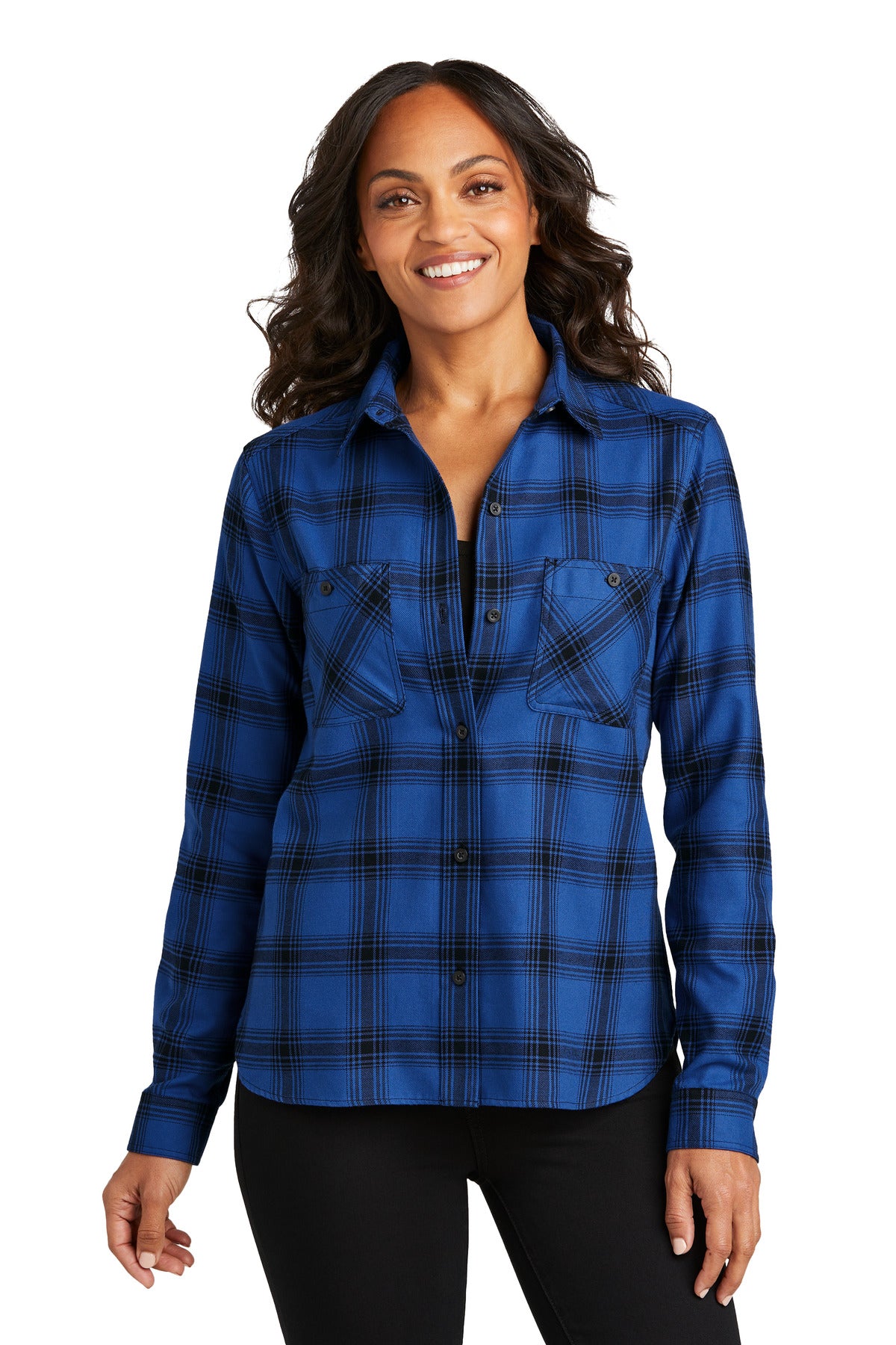 Port Authority Women's Plaid Flannel Shirt LW669