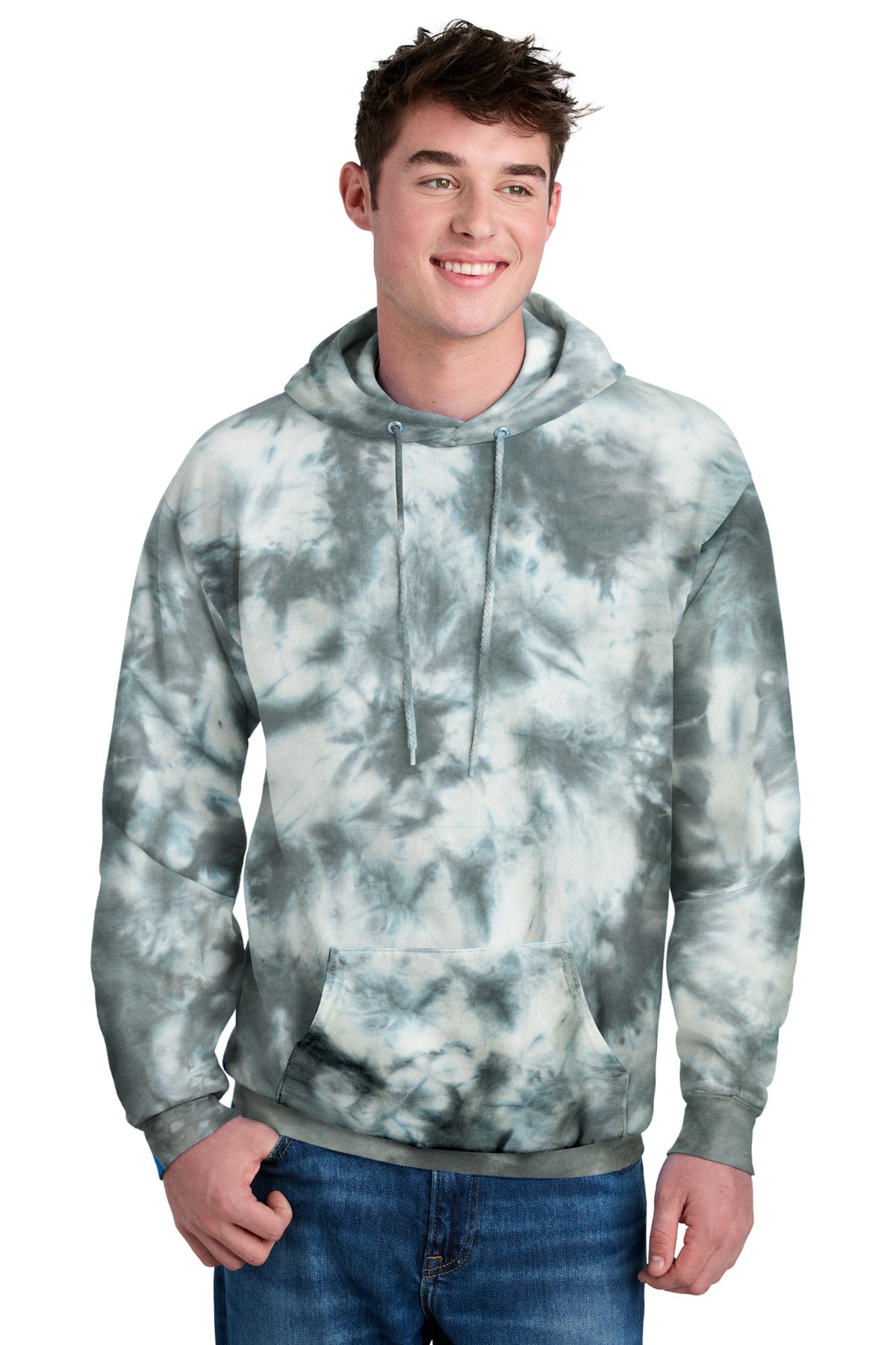 Port & Company Crystal Tie-Dye Pullover Hoodie PC144