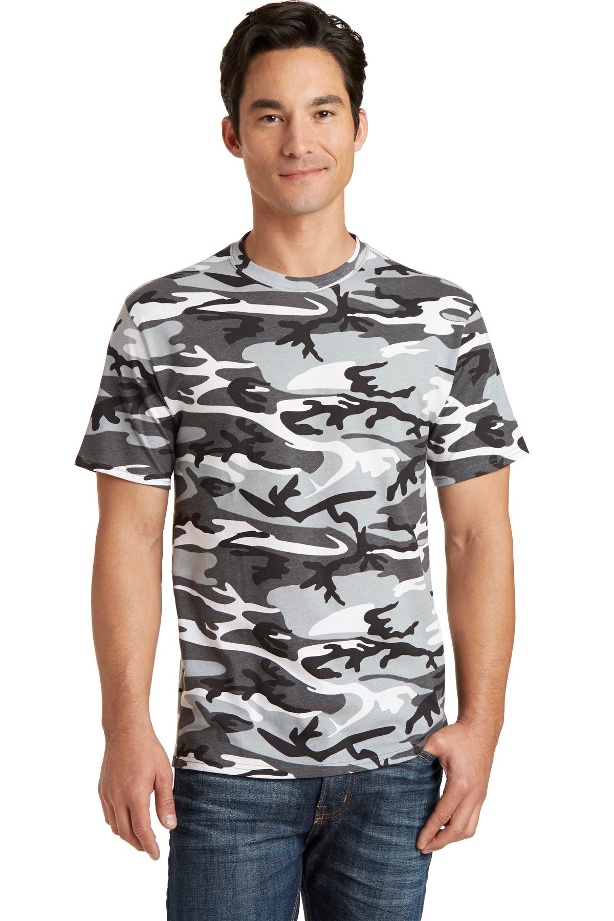 Port & Company Core Cotton Camo Tee. PC54C