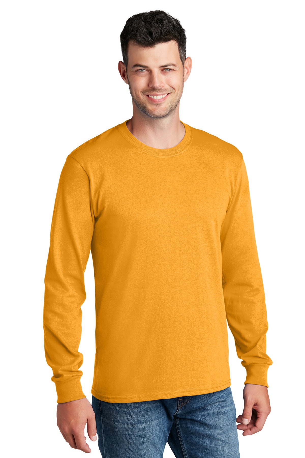 Port & Company - Long Sleeve Core Cotton Tee. PC54LS