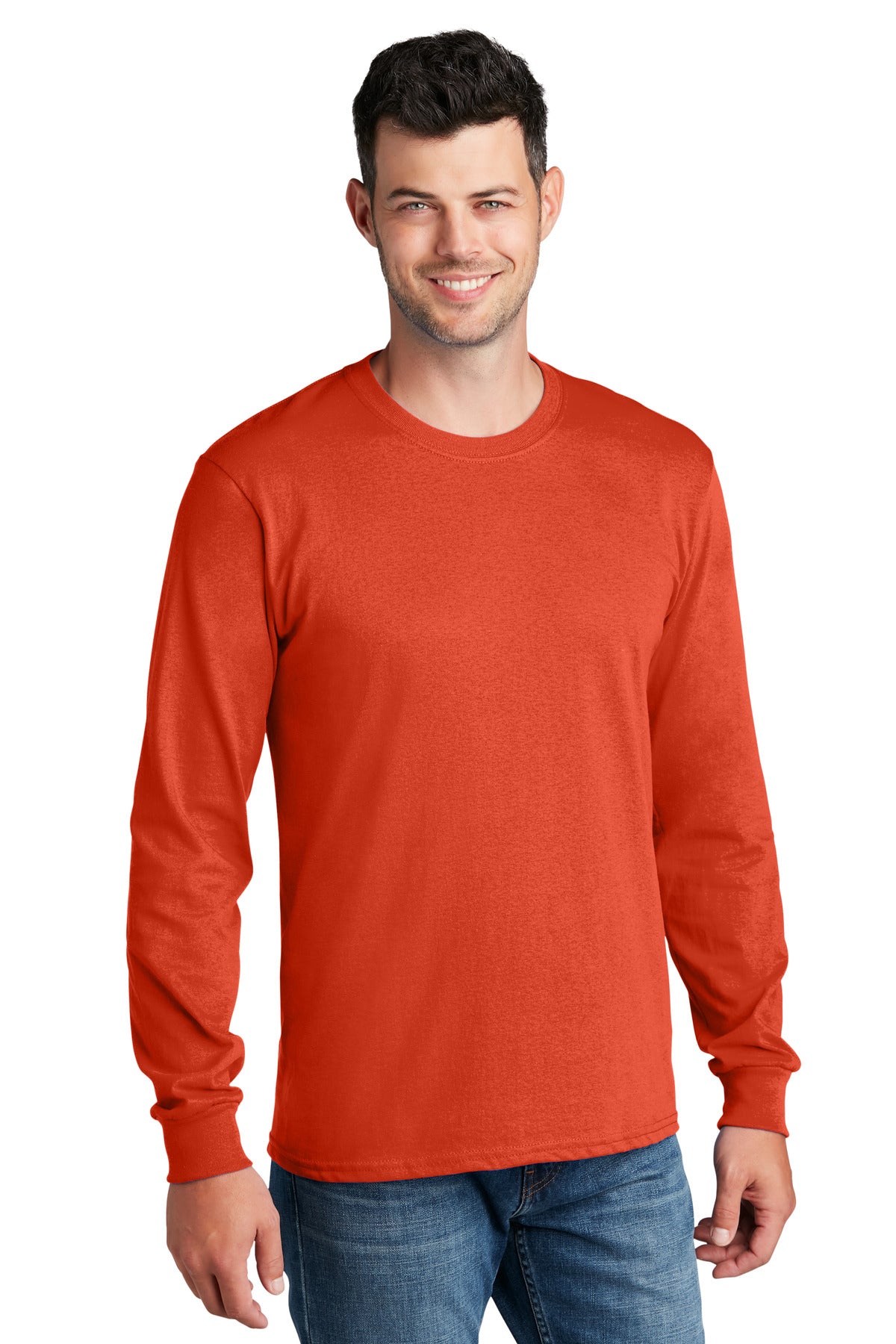 Port & Company - Long Sleeve Core Cotton Tee. PC54LS