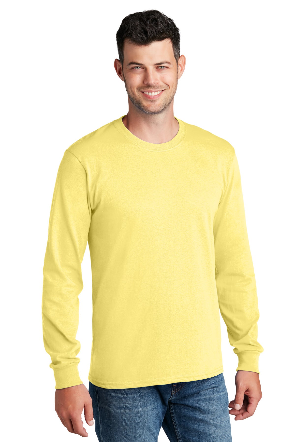 Port & Company - Long Sleeve Core Cotton Tee. PC54LS