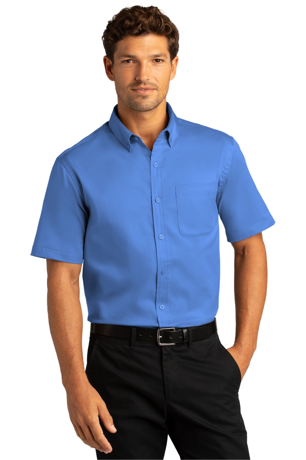 Port Authority Short Sleeve SuperPro React Twill Shirt. W809