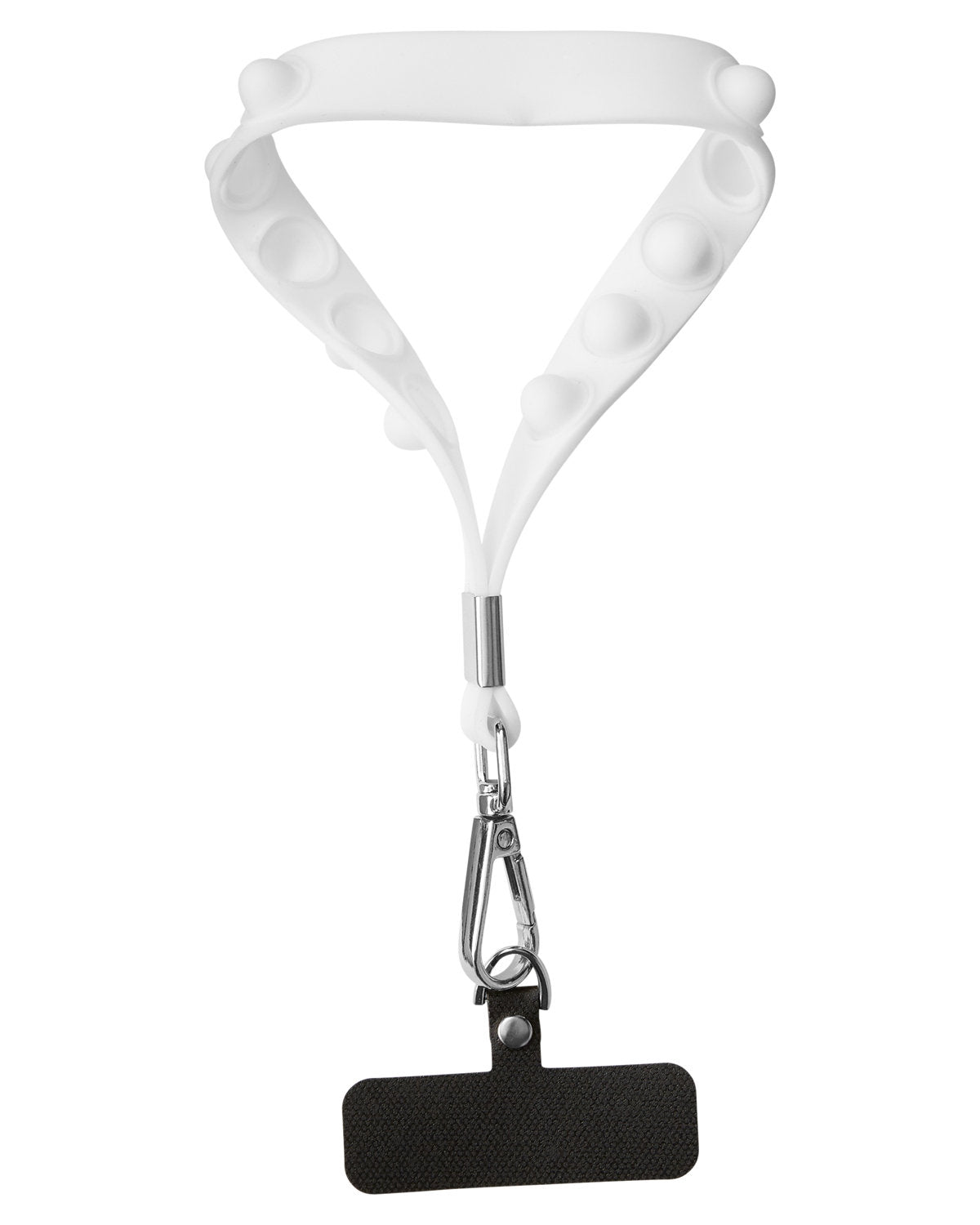Push Pop Wrist Strap Keychain With Phone Holder