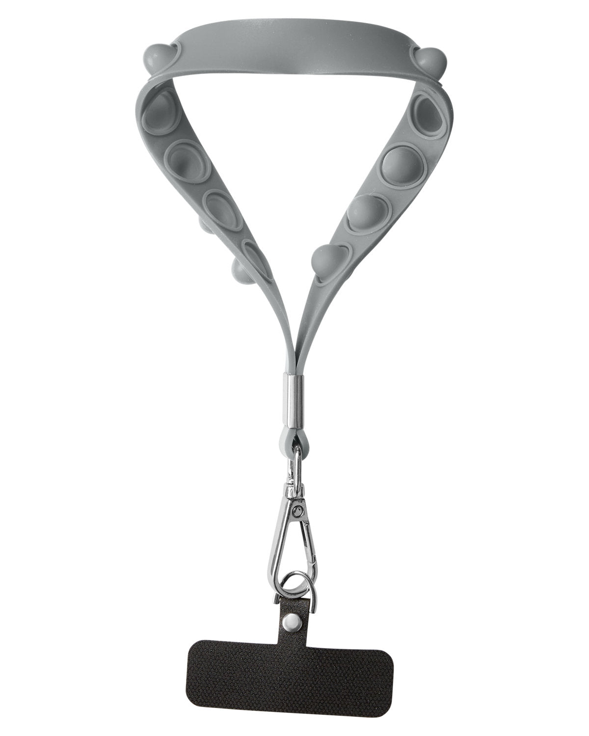 Push Pop Wrist Strap Keychain With Phone Holder