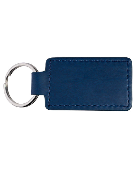 Tuscany PU Leather Rectangle Keychain