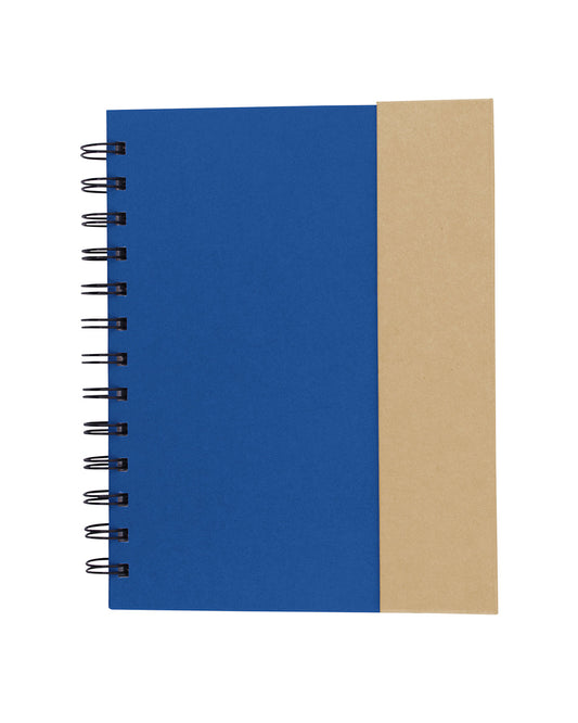 Spiral Notebook With Sticky Notes & Pen 5.75" X 7.25"
