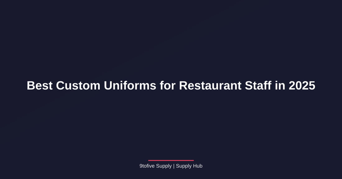 Best Custom Uniforms for Restaurant Staff in 2025