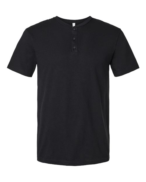 American Apparel - Unisex CVC Henley Tee. 2004CVC