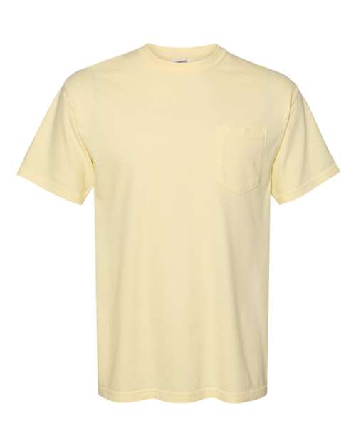 Comfort Colors - Unisex Garment-Dyed Heavyweight Pocket T-Shirt. 6030