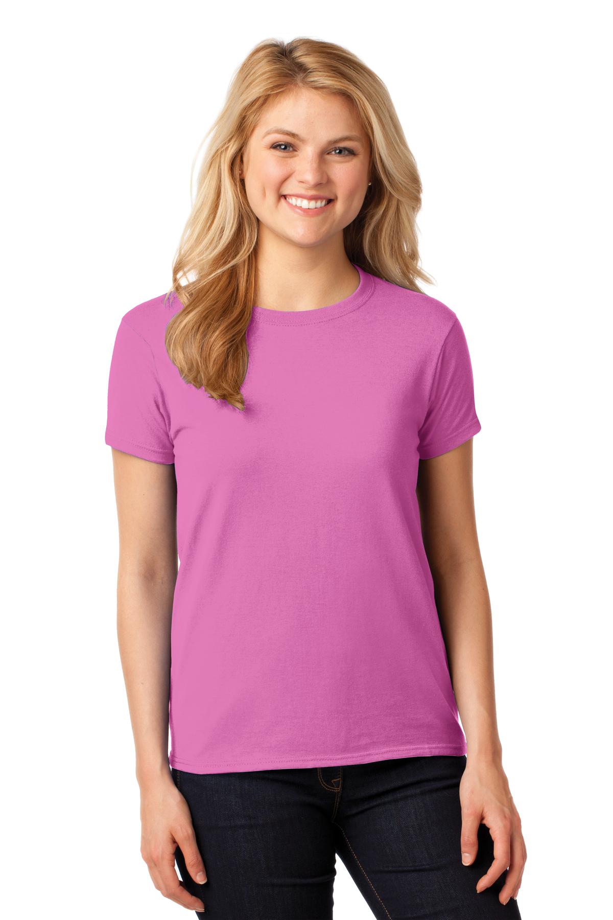 Gildan Women's Heavy Cotton 100% Cotton T-Shirt. 5000L