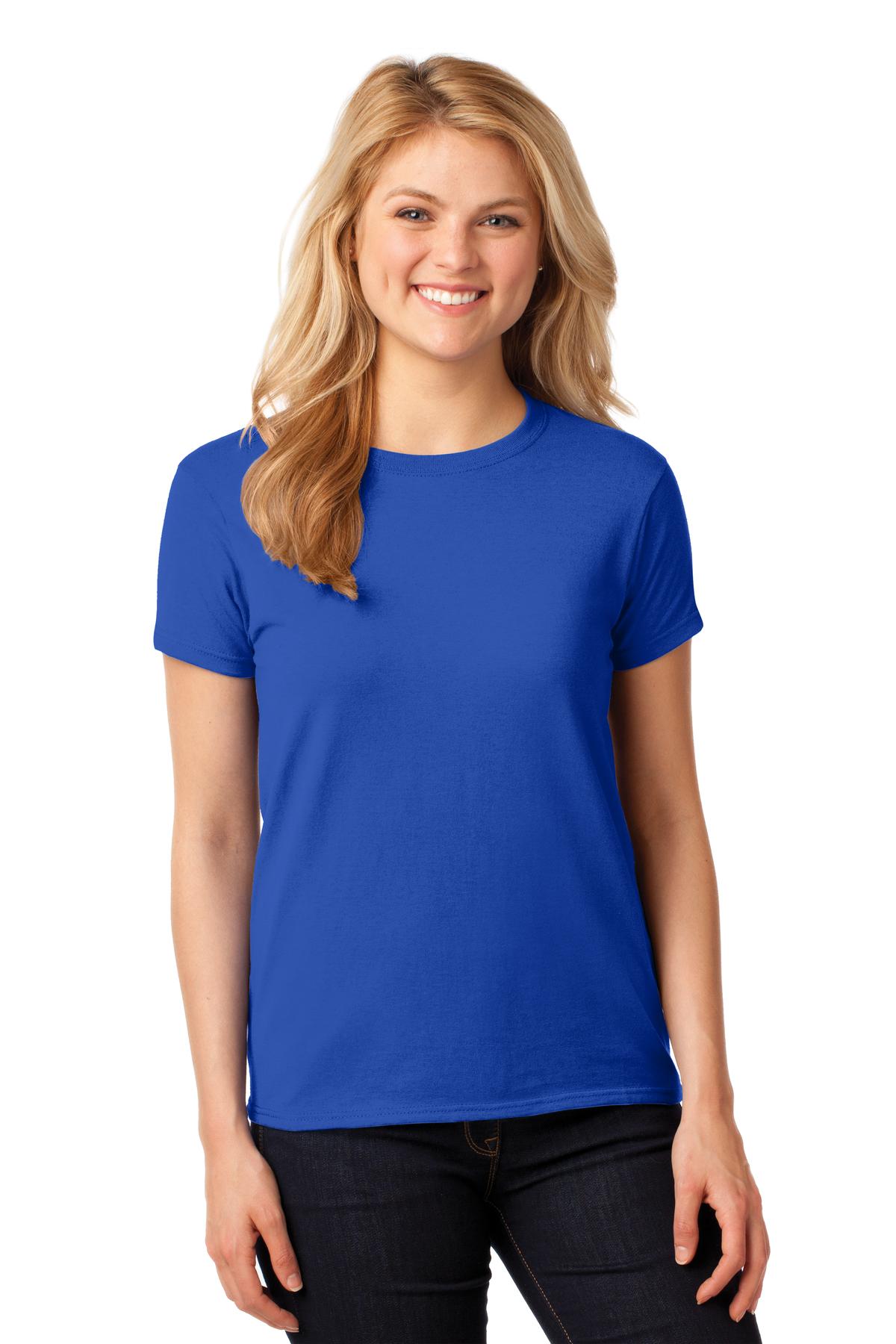 Gildan Women's Heavy Cotton 100% Cotton T-Shirt. 5000L