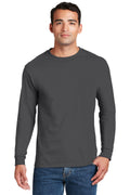 Hanes Beefy-T -  100% Cotton Long Sleeve T-Shirt.  5186