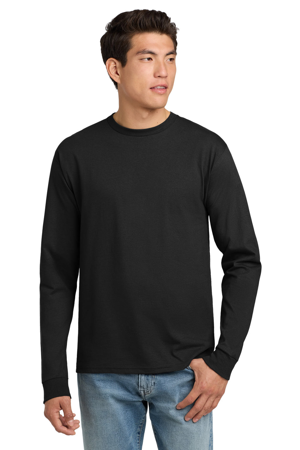 Hanes - Authentic 100% Cotton Long Sleeve T-Shirt.  5586