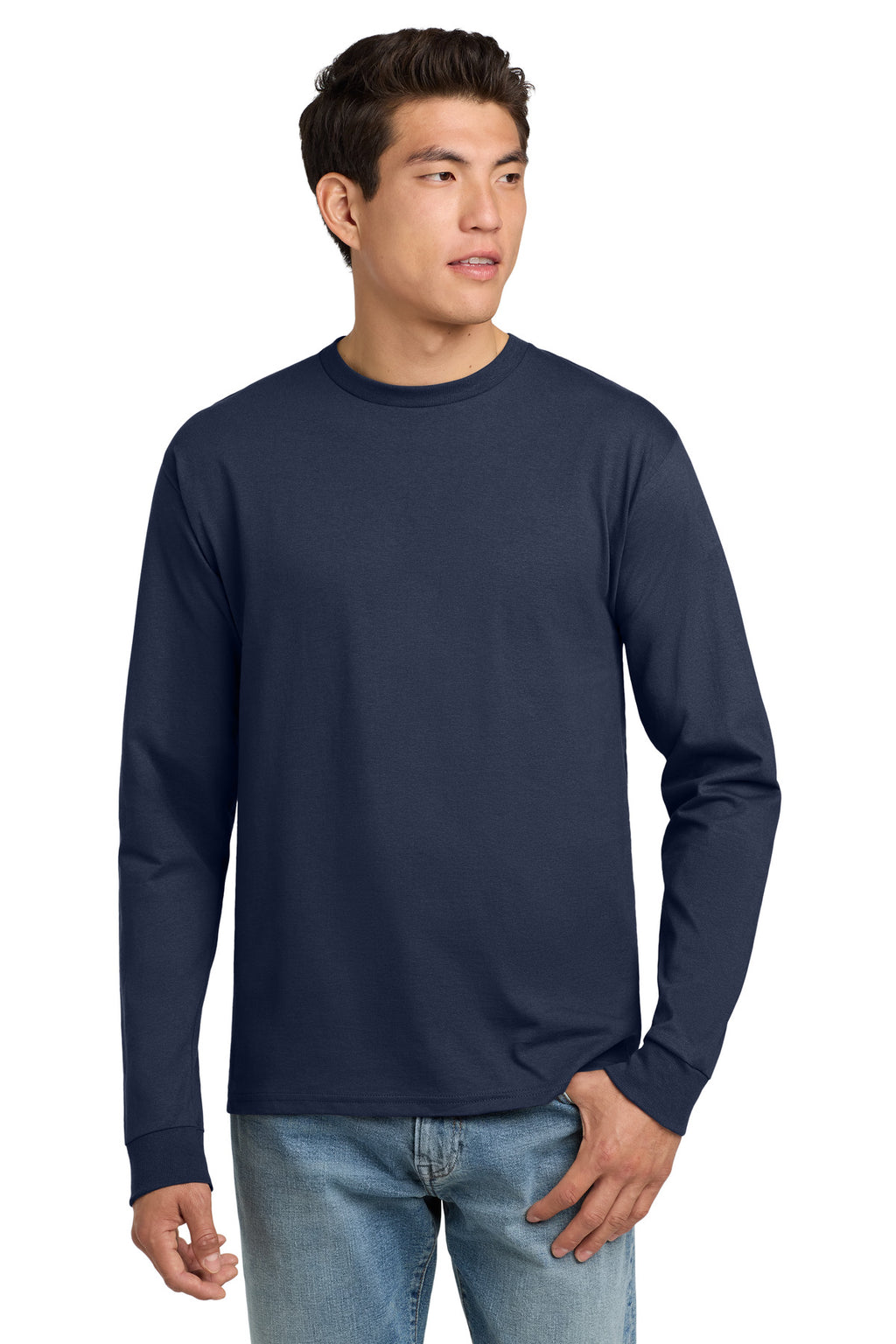 Hanes - Authentic 100% Cotton Long Sleeve T-Shirt.  5586
