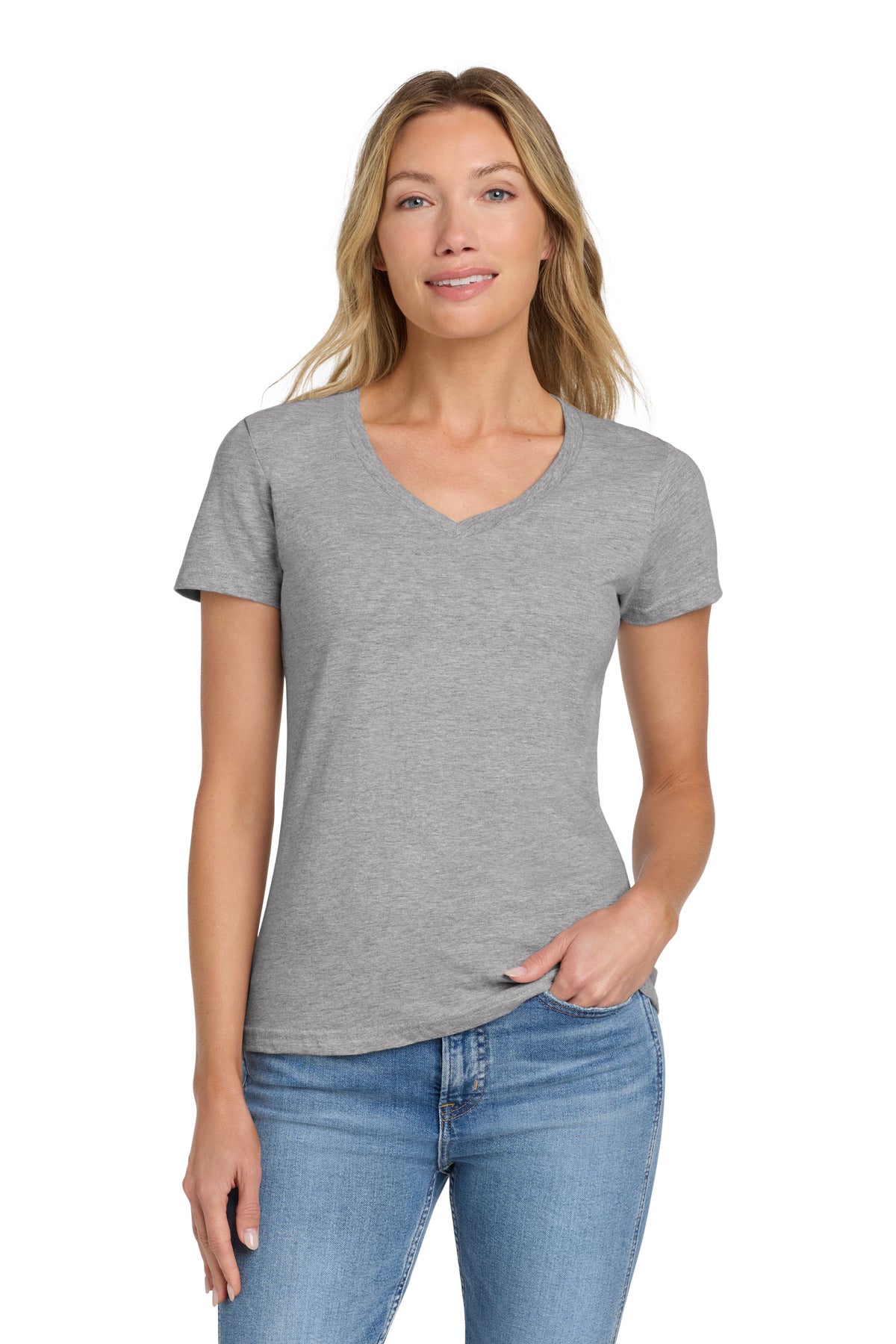 Gildan Softstyle Women's Fit V-Neck T-Shirt. 64V00L