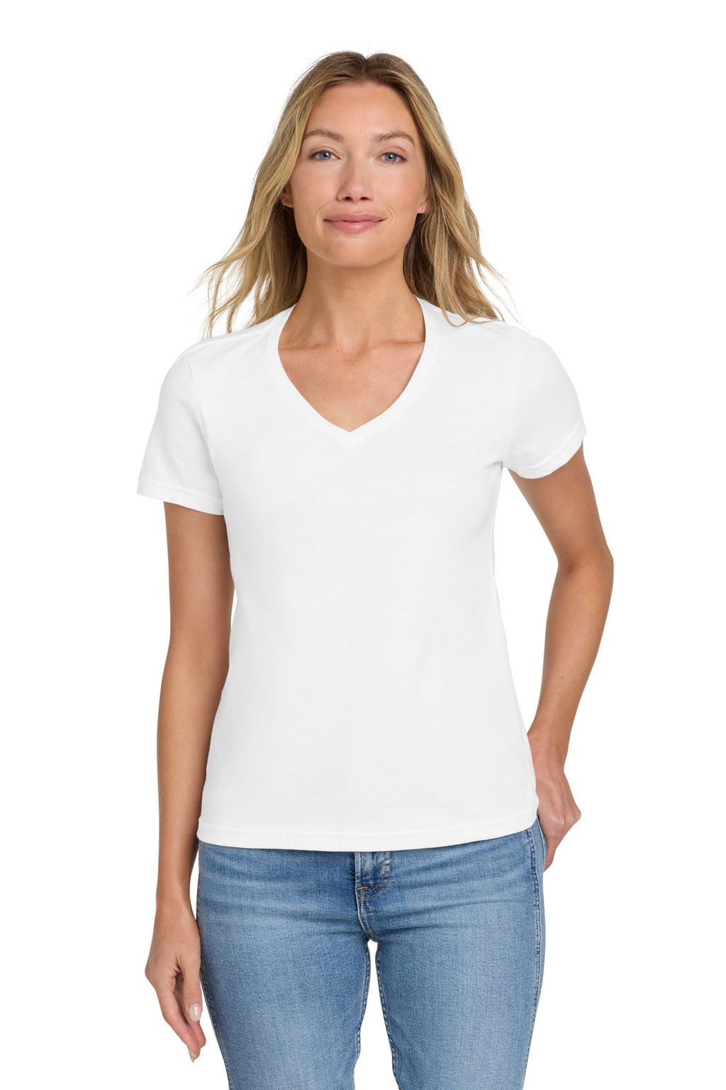 Gildan Softstyle Women's Fit V-Neck T-Shirt. 64V00L