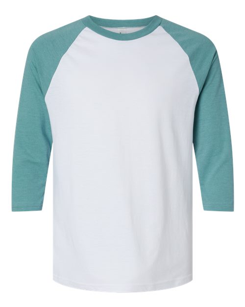 American Apparel 2003CVC - White/Heather Arctic