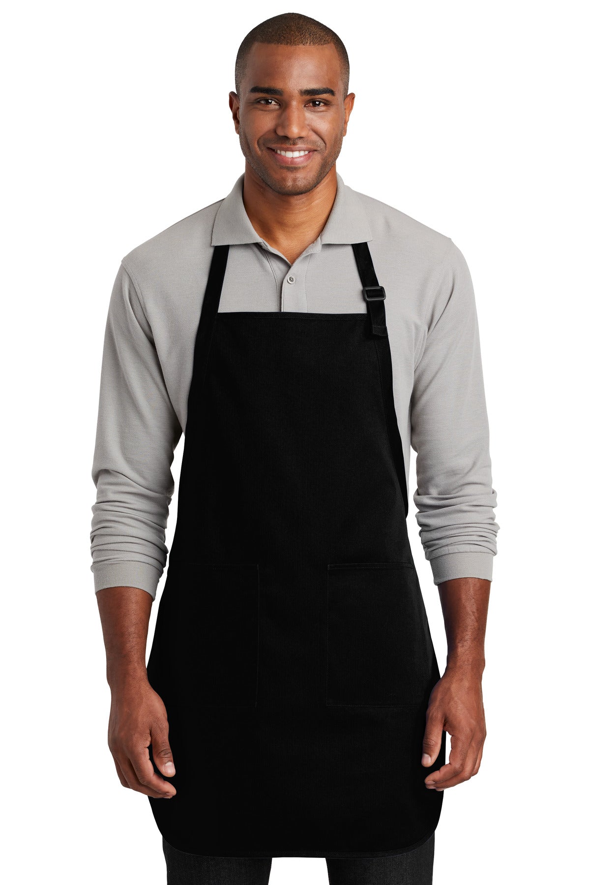 Port Authority  Full-Length Two-Pocket Bib Apron. A600