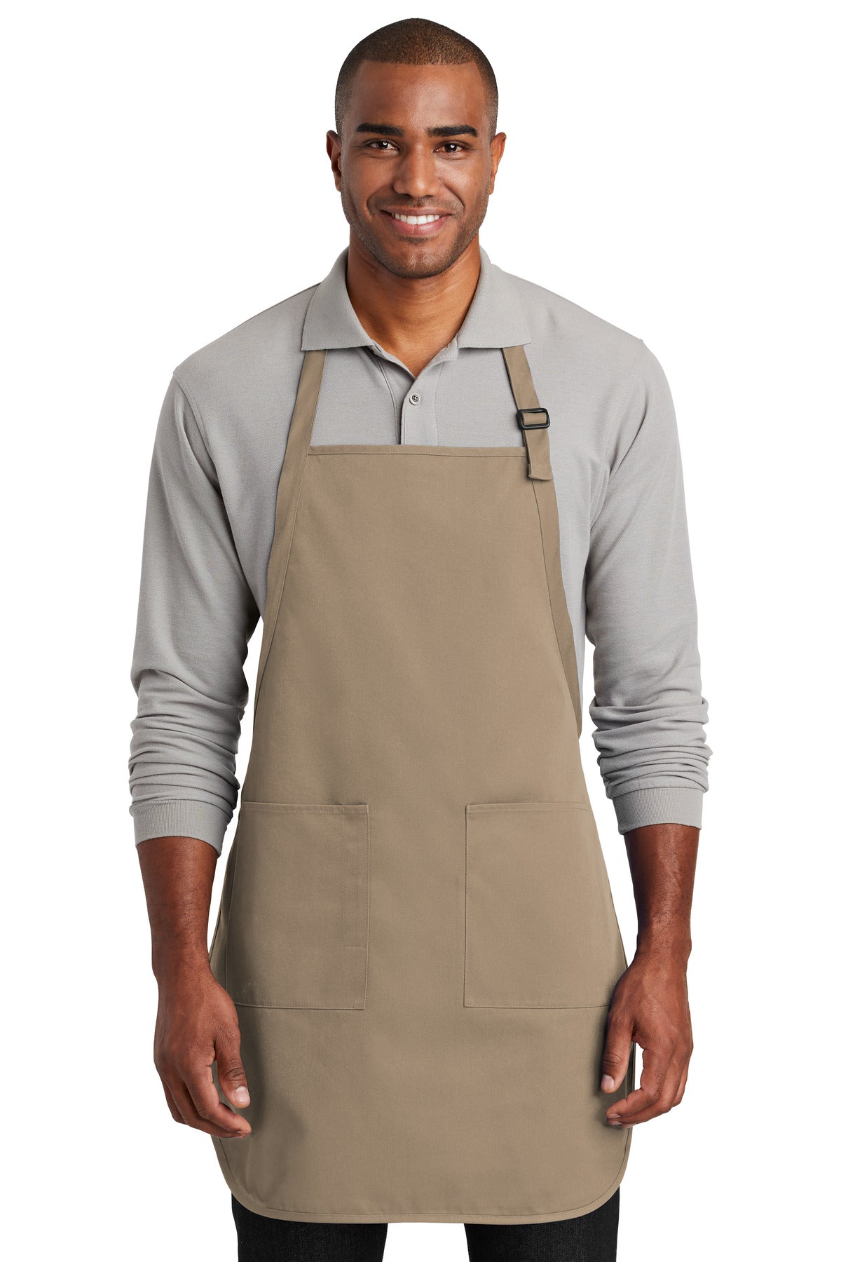 Port Authority  Full-Length Two-Pocket Bib Apron. A600