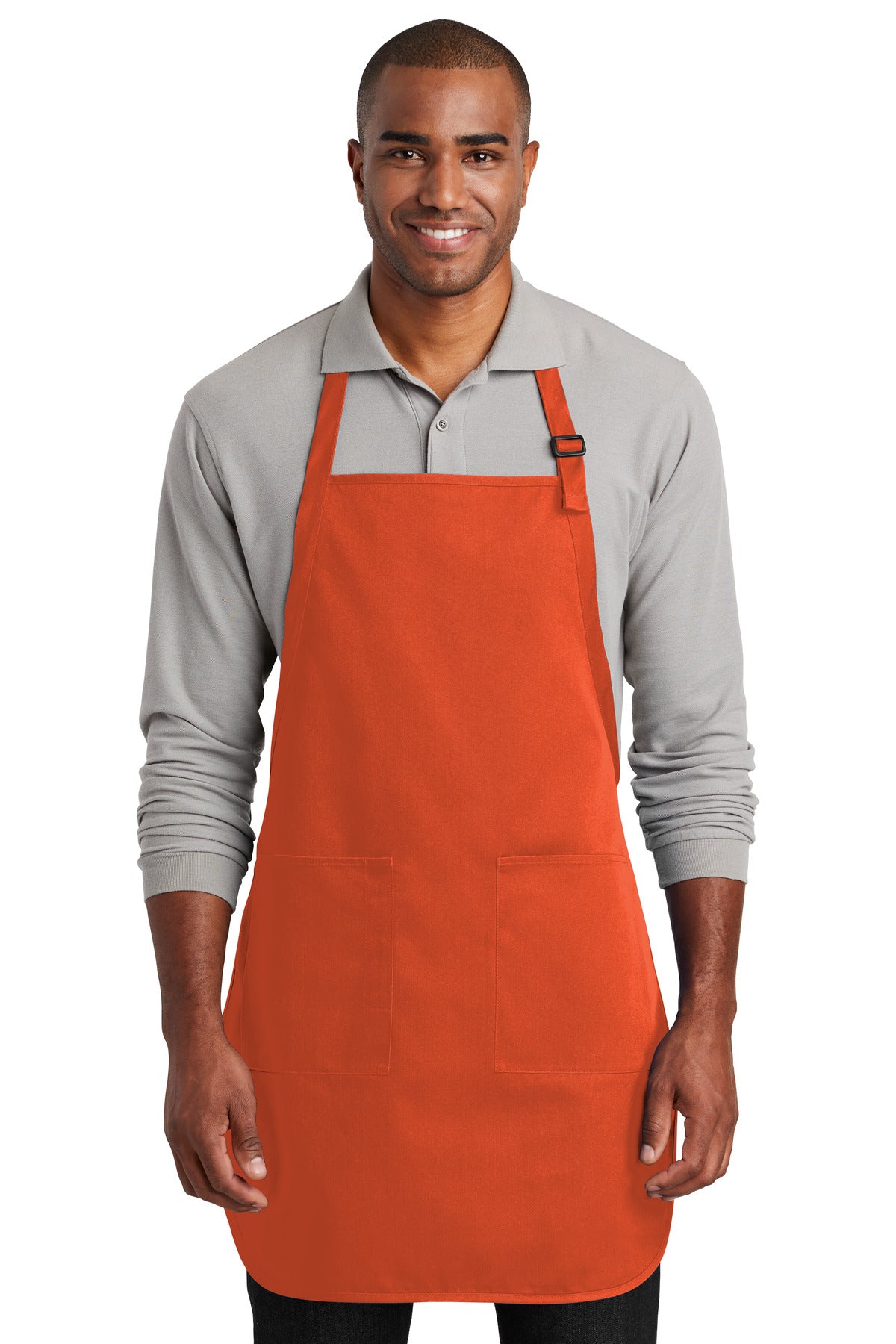 Port Authority  Full-Length Two-Pocket Bib Apron. A600