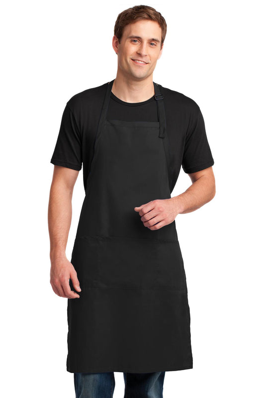 Port Authority Easy Care Extra Long Bib Apron with Stain Release. A700