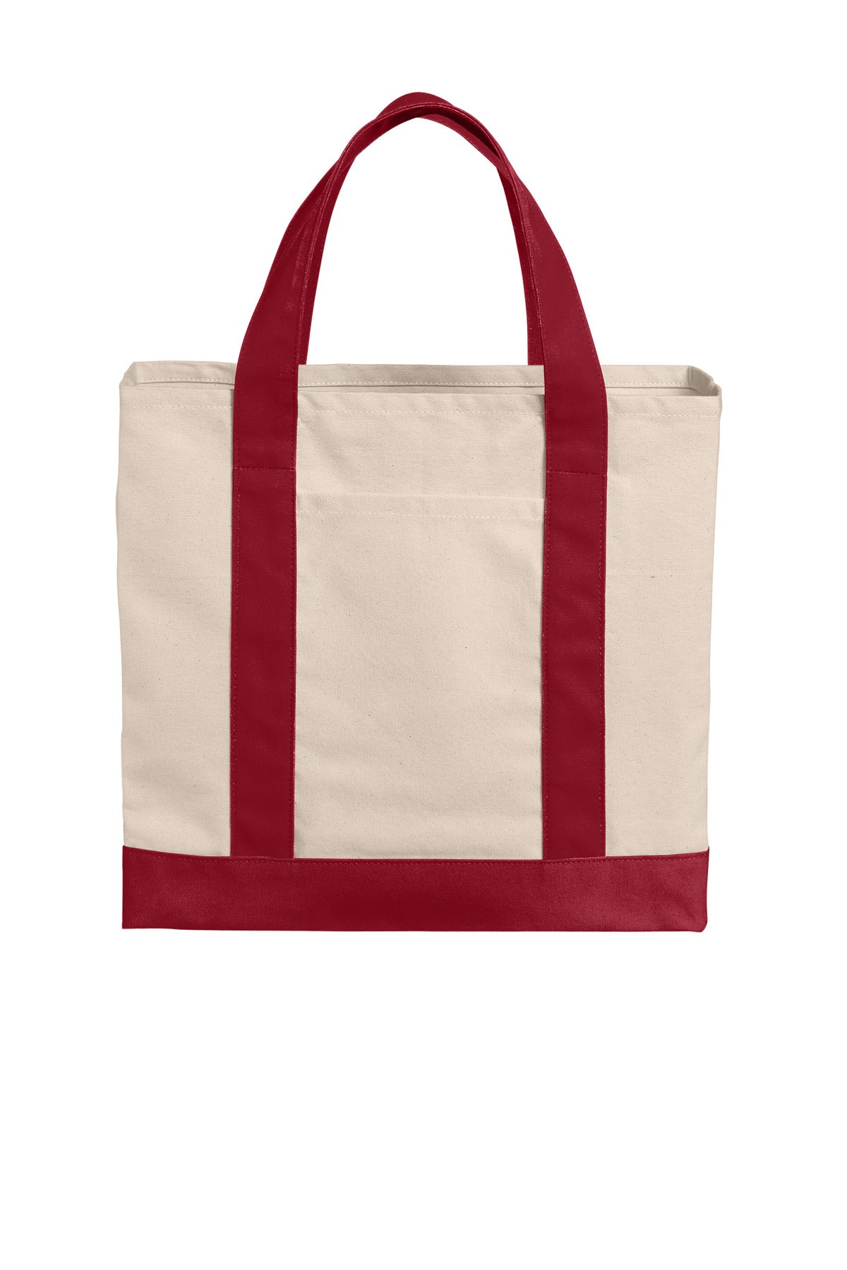 Port Authority Cotton Canvas Two-Tone Tote BG429