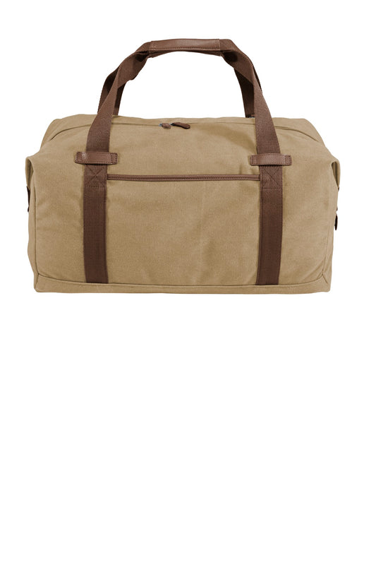 Port Authority  Cotton Canvas Duffel. BG803