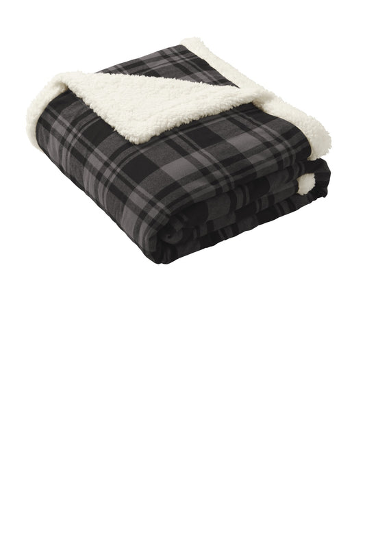 Port Authority  Flannel Sherpa Blanket. BP43