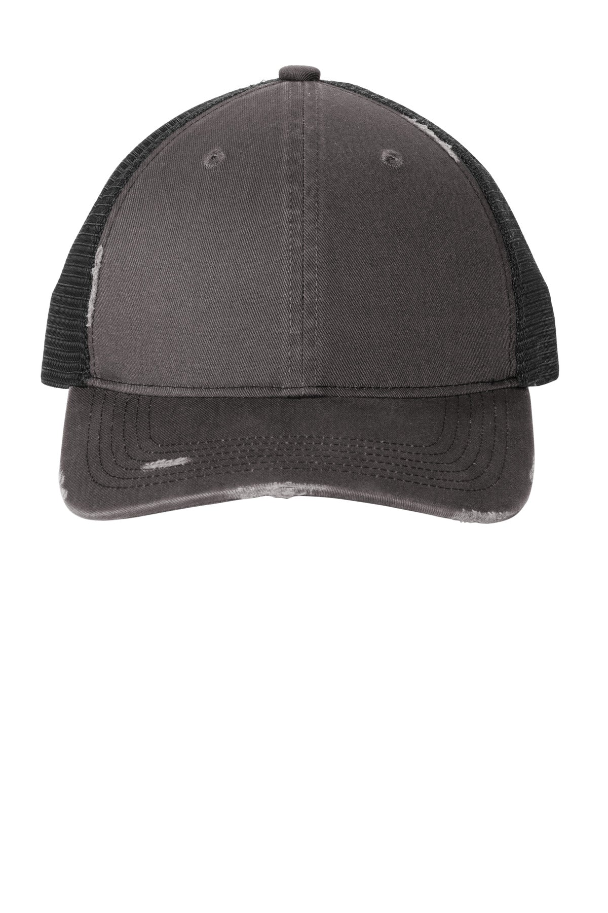 Port Authority Distressed Mesh Back Cap C600