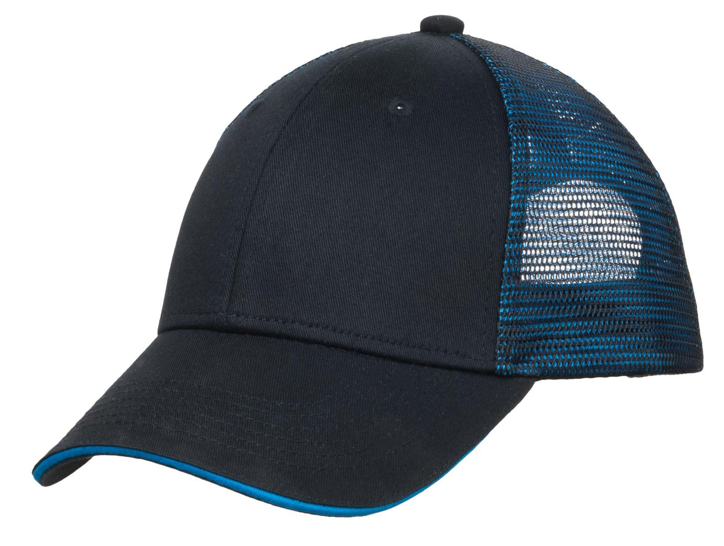 Port Authority Double Mesh Snapback Sandwich Bill Cap. C818