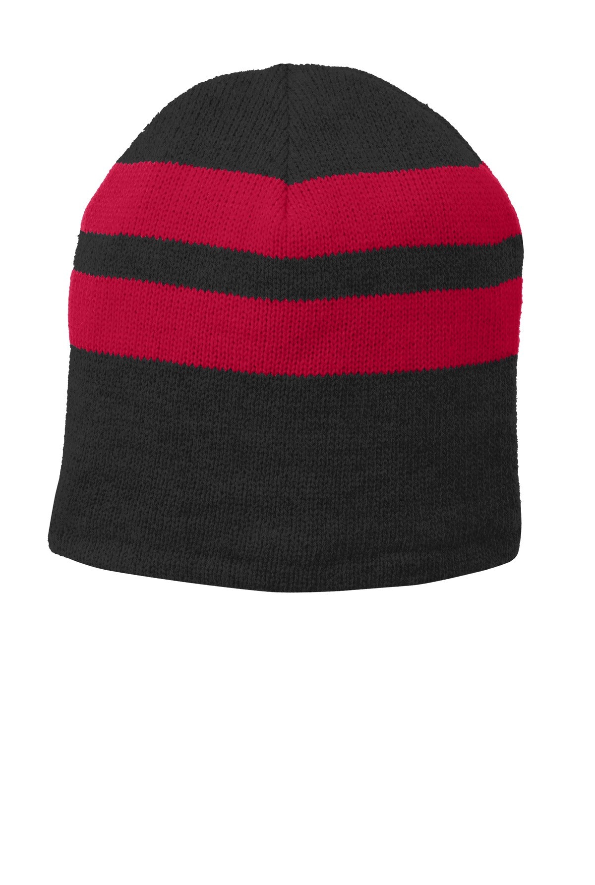 Port & Company Fleece-Lined Striped Beanie Cap. C922