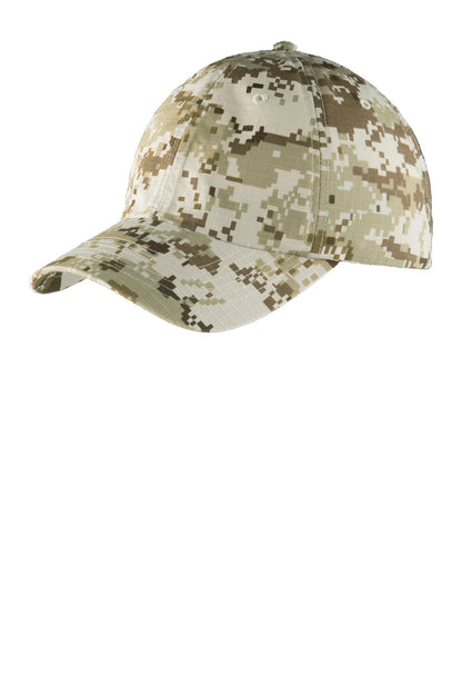 Port Authority Digital Ripstop Camouflage Cap. C925