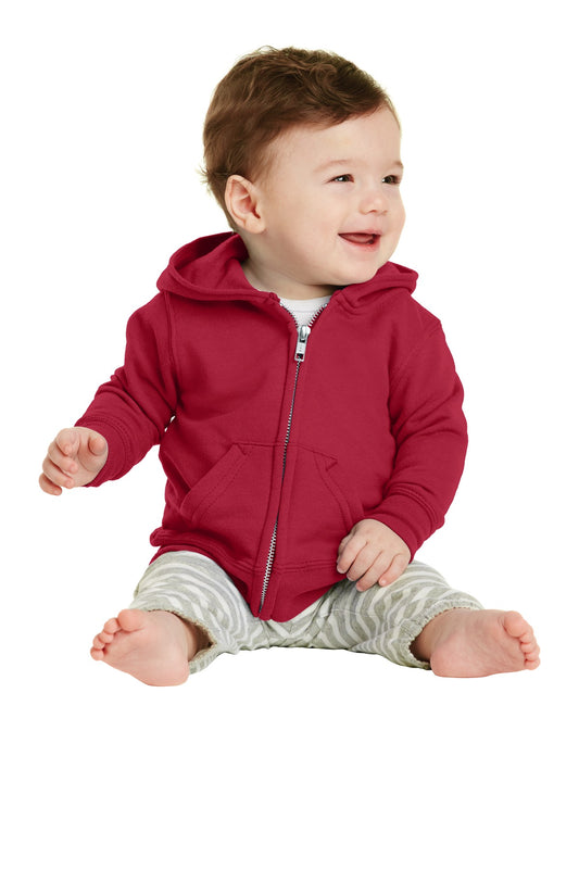 Port & Company Infant Core Fleece Full-Zip Hooded Sweatshirt. CAR78IZH