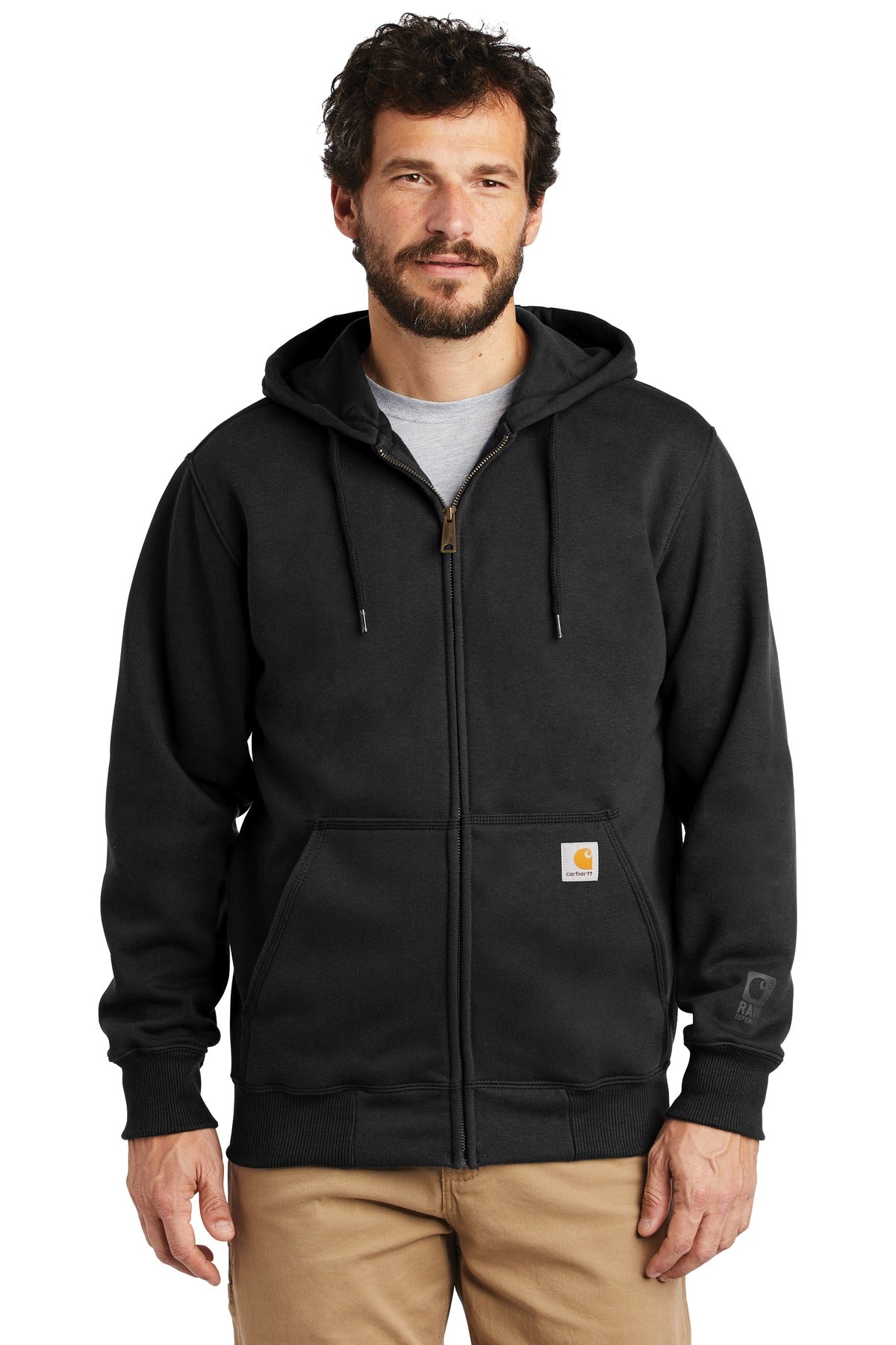 Carhartt  Rain Defender  Paxton Heavyweight Hooded Zip-Front Sweatshirt. CT100614